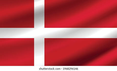 denmark marca de país diseño vector indicador de onda vector 