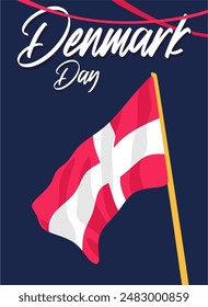 denmark day with danish flag