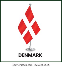 Denmark Desk Flag and Denmark Flag Design