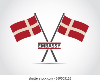 Denmark Emblem Embassy