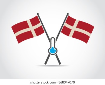 Denmark Emblem Low Temperature