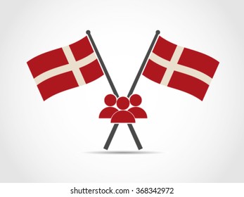 Denmark Emblem People Community
