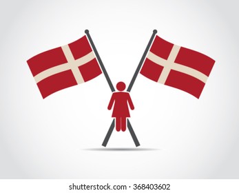 Denmark Emblem Woman