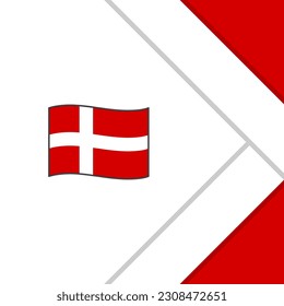 Denmark Flag Abstract Background Design Template. Denmark Independence Day Banner Social Media Post. Denmark Cartoon