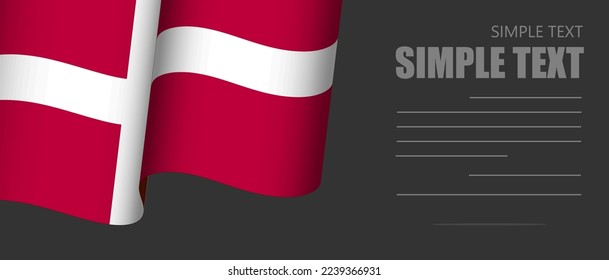 denmark flag banner rectangle background,denmark dark mode tone wallpaper,website banner denmark black and white tone with text grey.