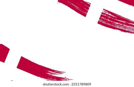 denmark Flag with Brush Stroke Effect, Grunge brush stroke. Watercolor painting flag design.