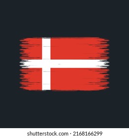 Salto de la bandera de Dinamarca. Bandera nacional