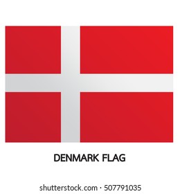 Denmark flag design illustration