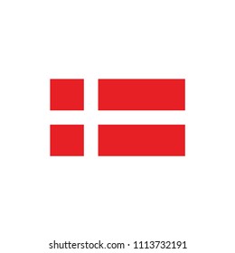 Denmark flag icon sign