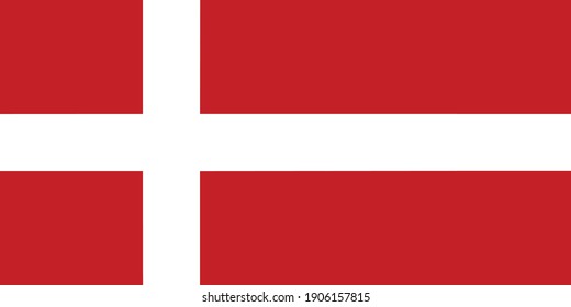 Denmark flag national emblem graphic element Illustration template design