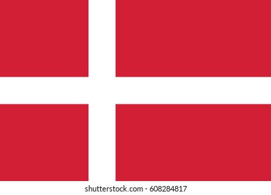 Denmark flag page symbol for your web site design Denmark flag logo, app, UI. Denmark flag Vector illustration, EPS10.