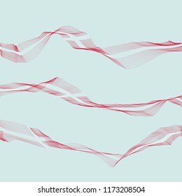 Denmark flag ribbon wavy abstract background