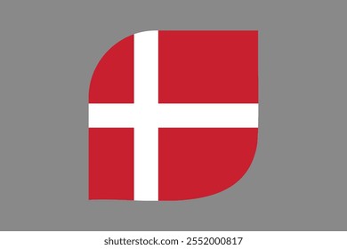 Denmark flag sign, Denmark flag vector graphic, Denmark country flag is a symbol of freedom, National Denmark flag, vector illustration
