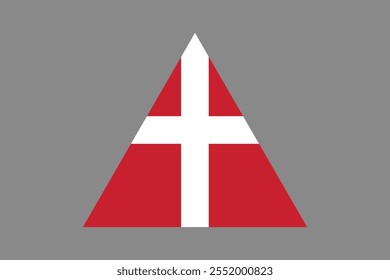 Denmark flag sign, Denmark flag vector graphic, Denmark country flag is a symbol of freedom, National Denmark flag, vector illustration
