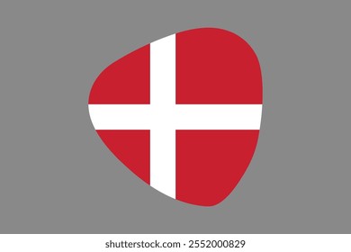 Denmark flag sign, Denmark flag vector graphic, Denmark country flag is a symbol of freedom, National Denmark flag, vector illustration
