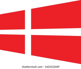Denmark    flag. Simple vector Denmark    flag