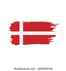 Denmark flag, vector illustration