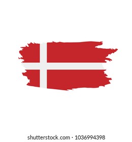 Denmark Flag Vector Illustration Stock Vector (Royalty Free) 1036994398 ...