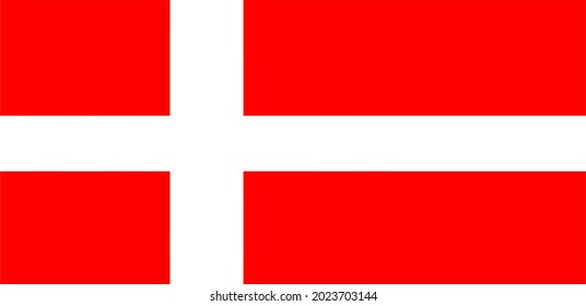 Denmark flag vector illustration for background
