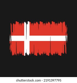 Denmark Flag Vector. National Flag