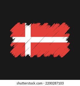 Denmark Flag Vector. National Flag