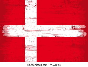 Denmark grunge flag A Denmark grunge flag with a texture