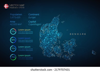 Denmark Map Infographics Vector Template Abstract Stock Vector Royalty   Denmark Map Infographics Vector Template 260nw 2179707431 