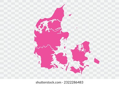 Denmark Map Rose Color Background quality files png