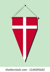 Denmark national flag 