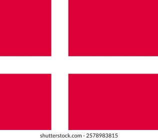 Denmark national flag. Flag of Denmark