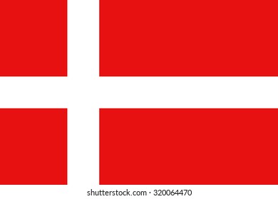 Denmark national flag.