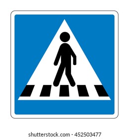Denmark Pedestrian Crossing Sign