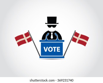 Denmark Podium Mafia Election