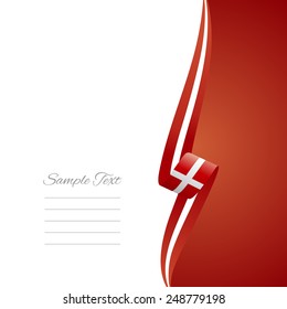 Denmark right side brochure cover vector