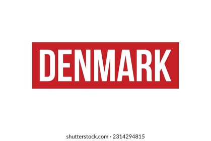 Denmark Rubber Stamp Seal Vector