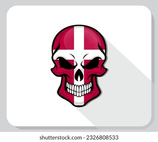 Dänemark Symbol für die Flagge
