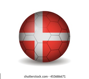 denmark soccer ball