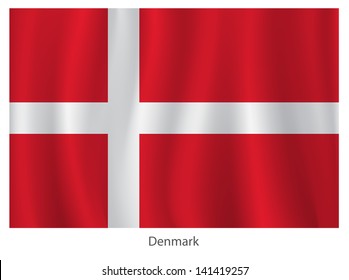 Denmark vector flag