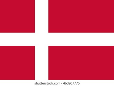 Denmark Vector Flag