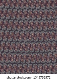 Dense abstract pattern made of organic shapes.