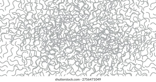 Dense abstract squiggle line pattern chaotic texture background design
