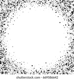 Dense Black Dots Corner Frame Dense Stock Vector (Royalty Free ...