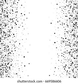 Dense Black Dots Scattered Frame Dense Stock Vector (Royalty Free ...