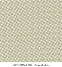 Dense, durable gray beige fabric. Canvas texture. Sturdy cotton cloth. Scrim background. Vector seamless.