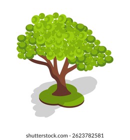 Dense Foliage Isometric for Nature and Environment Themes.