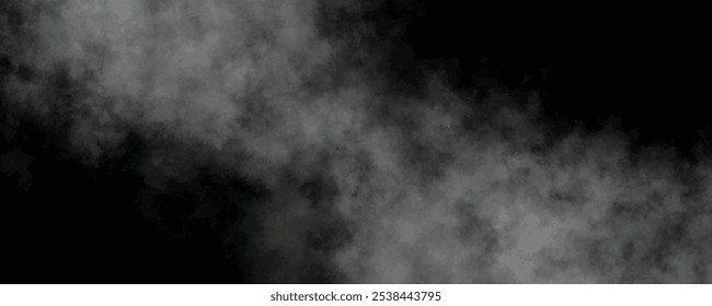 Dense Layer of Gray Smoke Floating in the Air, Creating a Moody and Enigmatic Vibe
