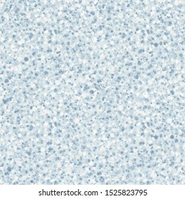 Dense Pebble Dash Speckled Rock Texture Background, Seamless Pattern With Natural Blue Granite Stone Splatter. For Flooring Surface, Ditsy Micro Mosaic Textile. Modern Home Decor Vector EPS10