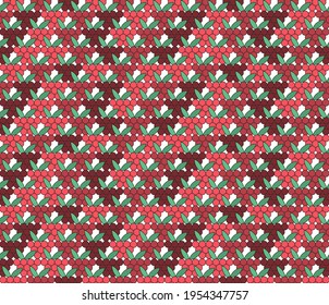 Dense Raspberries seamless Pattern. Eps10 vector berries background.For fabrics,textiles,webs,wallpapers,wrapping papers and other creative designs.