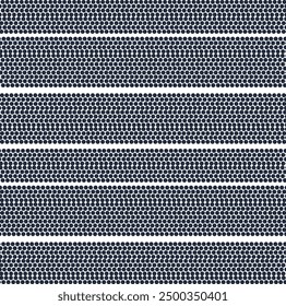 The dense surface consists of dots. There are voids or white seams between individual areas.