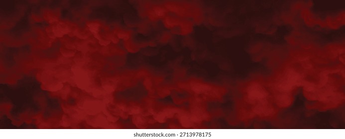 Nuvens de vapor densas com fluxo em camadas e presença dramática
